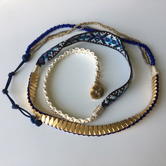 Stella & Dot Vista Wrap Tribal Boho Bracelet - Picture 6 of 7